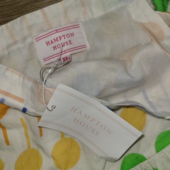 NWT Hampton House size XS maxi Long Strap Sun Dress Tiered Cotton - Picture 3 of 4